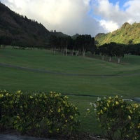 Photo taken at Oahu Country Club by Jim C. on 4/15/2016
