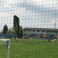 Photo taken at Fotbalové hřiště Xaverov by Věrča V. on 5/14/2016