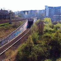 Photo taken at Swinemünder Brücke by fronx on 3/30/2014