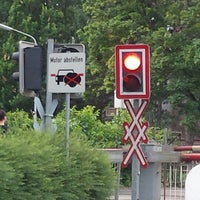 Photo taken at Bahnschranken Speisingerstraße by Werner H. on 7/5/2014