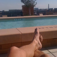 Photo taken at The Whitman Rooftop Pool by Armie on 10/11/2012