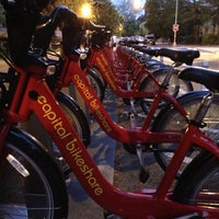 Photo taken at Capital Bikeshare - New Hampshire Ave &amp;amp; T St NW by Armie on 5/4/2013