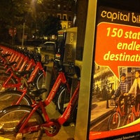 Photo taken at Capital Bikeshare - New Hampshire Ave &amp;amp; T St NW by Armie on 10/15/2012