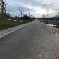 Photo taken at Centrální park Jižní Město by Honza H. on 1/17/2022