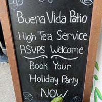 Photo taken at Buena Vida Tea Bar &amp;amp; Garden by Kim A. on 12/17/2022