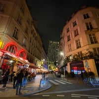 Photo taken at Place Saint-Germain-des-Prés by Kim A. on 11/25/2021
