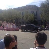 Photo taken at Cherry Blossom Parade by Tommy H. on 4/12/2014