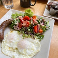 Photo taken at Portage Bay Cafe &amp;amp; Catering by KC S. on 12/3/2023