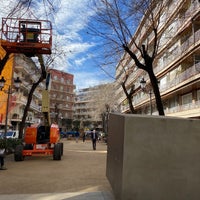Photo taken at Plaça d&amp;#39;Adrià by Rai U. on 1/30/2021