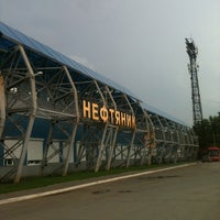 Photo taken at Стадион «Нефтяник» by Yana T. on 8/3/2013
