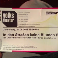 Photo taken at Volkstheater by Christian H. on 6/21/2018