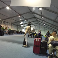 Photo taken at Temporary Check-in&amp;#39;s by irena . on 5/6/2016