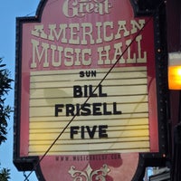 Photo taken at Great American Music Hall by Brian M. on 5/8/2023