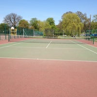 Photo taken at Oak Hill Park Tennis Courts by Ashley W. on 5/3/2013