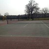 Photo taken at Oak Hill Park Tennis Courts by Ashley W. on 4/10/2013
