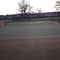 Photo taken at Oak Hill Park Tennis Courts by Ashley W. on 2/4/2013