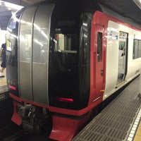 Photo taken at Meitetsu Nagoya Station (NH36) by みなもと はる @. on 3/6/2016