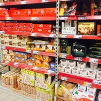 Photo taken at Kaufland by Hamide on 2/20/2016