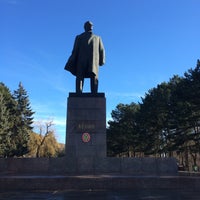 Photo taken at Памятник Ленину В.И. by Daria L. on 1/12/2016