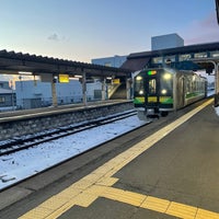 Photo taken at Datemombetsu Station by いとまチョップ on 1/7/2024