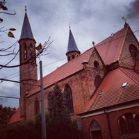 Photo taken at Alte Pfarrkirche Pankow by Stephan G. on 10/8/2013