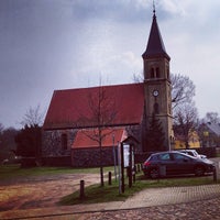 Photo taken at Kirche Schönfließ by Stephan G. on 3/31/2014