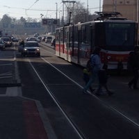 Photo taken at Vítězné náměstí (tram, bus) by Dana S. on 3/18/2016