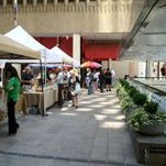 Photo taken at Peachtree Center Green Market by Jesse B. on 4/18/2013