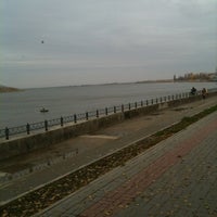 Photo taken at embankment of the Volga by Dima P. on 11/10/2012