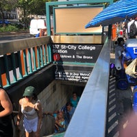 Photo taken at MTA Subway - 137th St/City College (1) by Todd S. on 8/28/2018