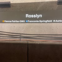 Photo taken at Rosslyn Metro Station by Todd S. on 4/7/2023