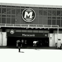 Photo taken at SuperVia - Maracanã Train Station by Luiz Antonio B. on 9/22/2016