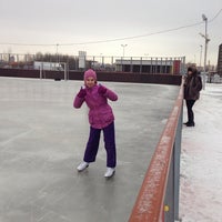 Photo taken at Хоккейная коробка by Юля on 2/1/2014