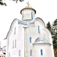 Photo taken at Церковь Рождества Пресвятой Богородицы в Перынском Ските by Svetlana C. on 3/1/2020