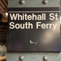 Photo taken at MTA Subway - Whitehall St (R/W) by Ted J B. on 6/12/2021