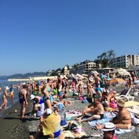 Photo taken at Пляж «Ривьера» by Елена S. on 8/9/2015