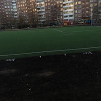 Photo taken at Футбольное поле гимназии № 42 by Настя Н. on 4/24/2017