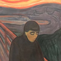 Photo taken at Edvard Munch Exhibit by Kris C. on 7/29/2017