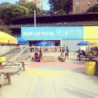 Photo taken at Brooklyn Bridge Park Pop Up Pool by Mary Elise Chavez on 8/21/2014