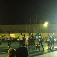 Photo taken at The Lot - SFV Roller Derby by Octavio M. on 3/7/2015