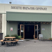Photo taken at Societe Brewing Company by Lucille F. on 12/31/2023