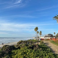 Photo taken at Del Mar Beach by Lucille F. on 1/2/2024