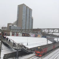 Photo taken at Ж/д платформа Речной вокзал by Tavluy T. on 11/15/2020