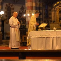 Photo taken at Basílica de San Carlos Borromeo y María Auxiliadora by Adrian D. on 5/18/2016