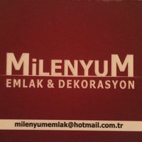 Photo taken at MiLENYUM EMLAK by Serdar Ö. on 4/19/2015