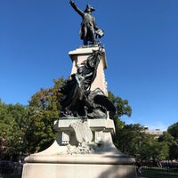 Photo taken at Rochambeau Statue by Kevin W. on 9/27/2019
