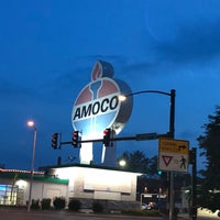 Photo taken at World&amp;#39;s Largest Amoco Sign by Pat T. on 5/29/2019