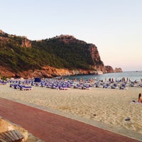Photo taken at Damlataş Plajı by Hasan K. on 8/30/2015