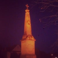 Photo taken at Wimbledon War Memorial by Jonny on 11/11/2012