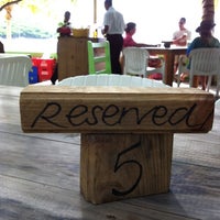 Photo taken at Calabash Beach Bar &amp;amp; Restaurant by Javier F. on 12/8/2012